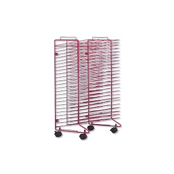 Sax Stack-a-Rack Drying Rack, Red, Powder Coated, 30 x 21 x 17 Inches - 408117