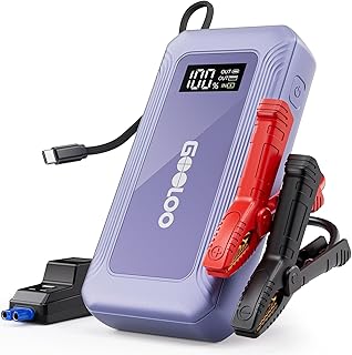 G7 3000A Jump Starter with Built-in Cable,Portable Power Bank for 45W Fast Charging,12V SuperSafe Lithium Jump Box, Battery Booster Pack Up to 8.5L Gas or 6.0L Diesel Engine