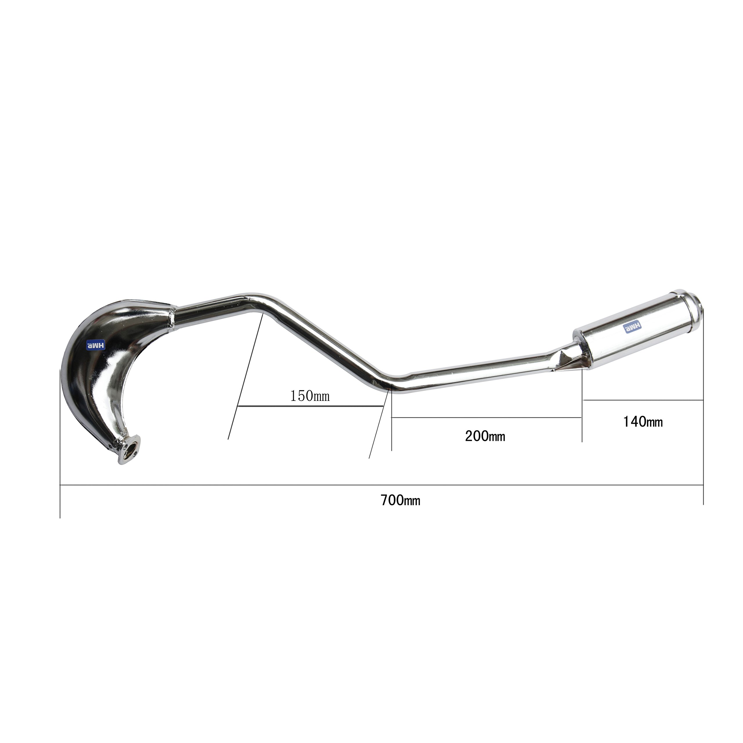 Dirt Bike/Mini Cross/Enduro 47/49 CCM rura wydechowa