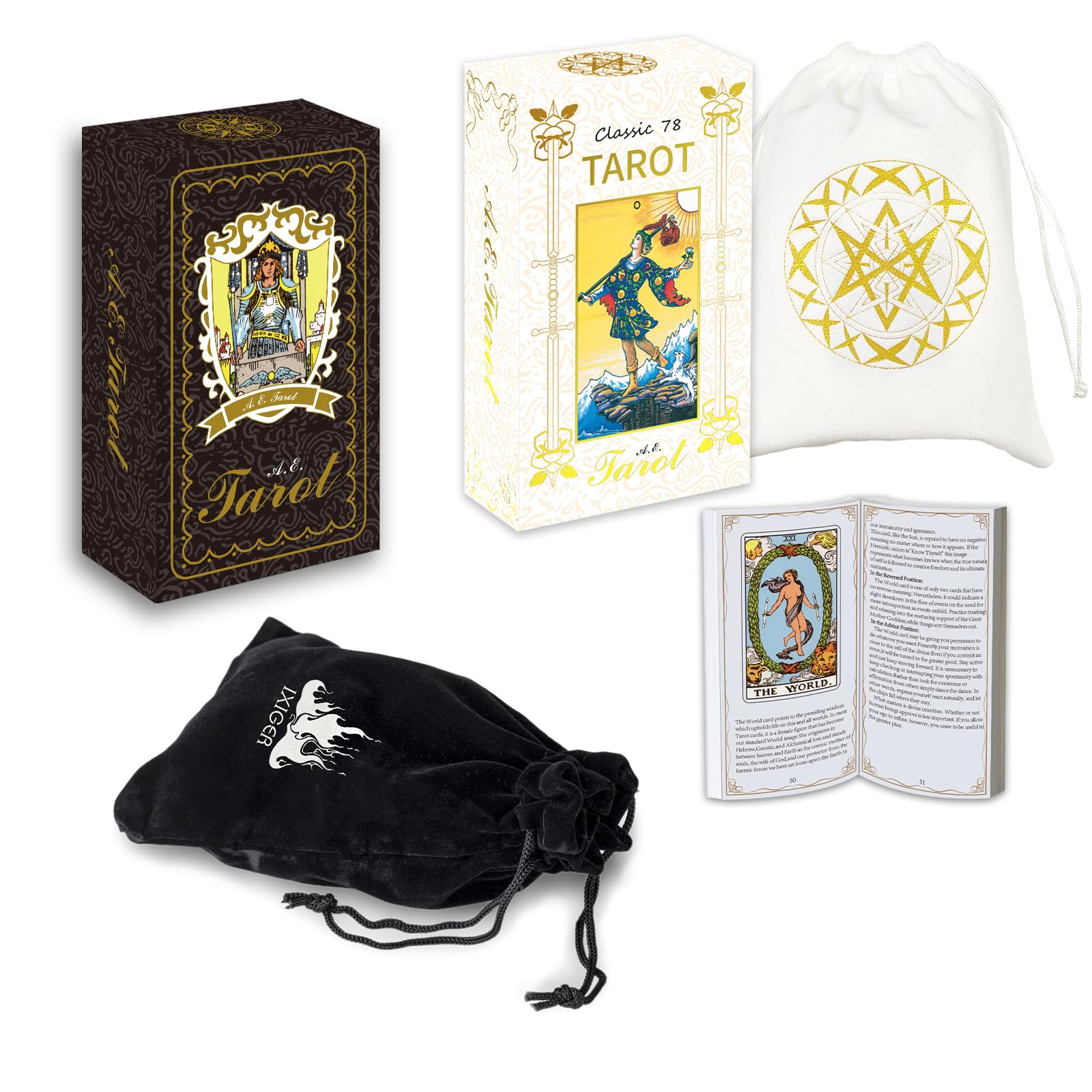 【超希少・正規品】The New American Tarot Deck Amazon.com: IXIGER Tarot Cards Deck with Guide Book,Tarot Cards