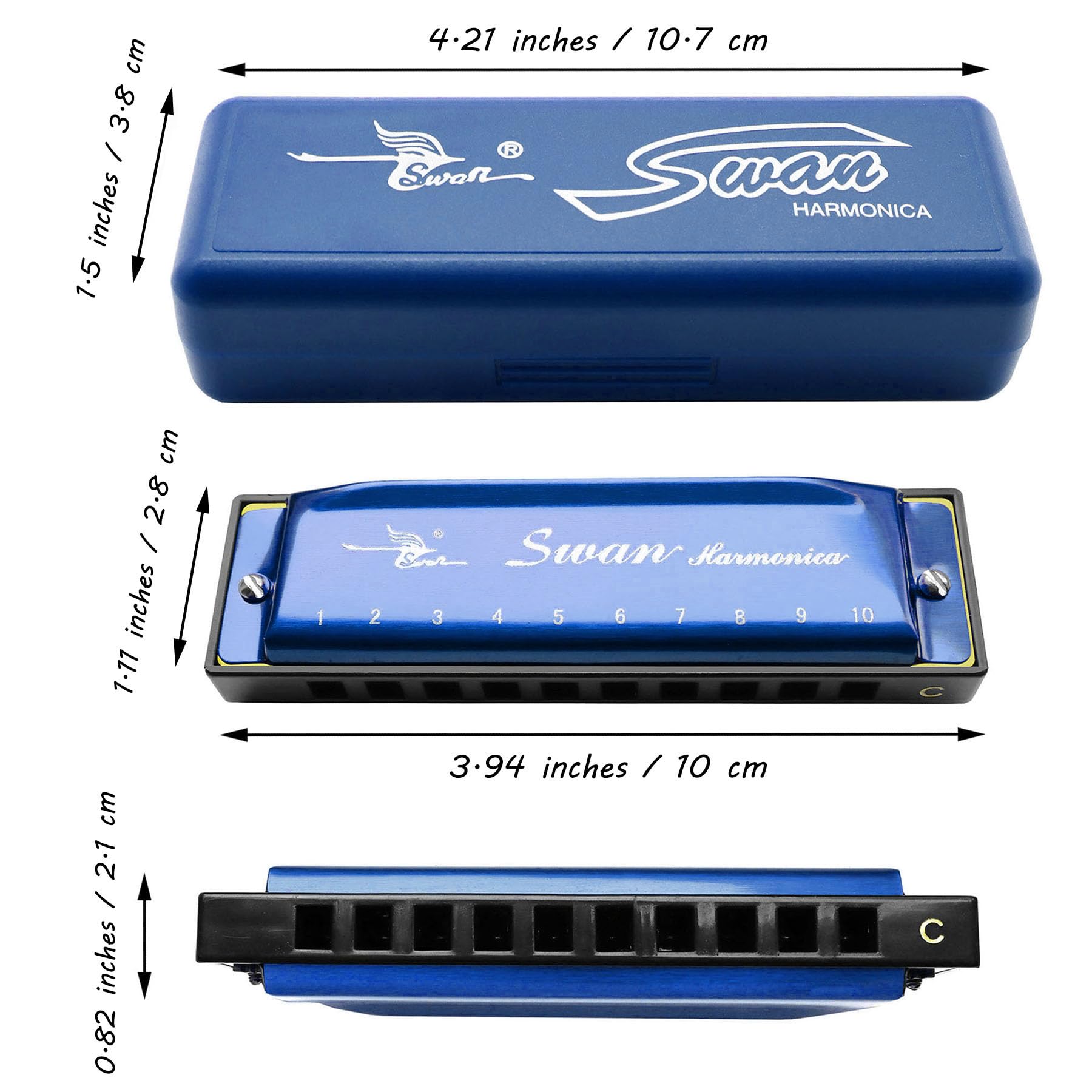 コレクション ENPHONICON harmonica Amazon.com: Harmonica Professional Harp Armonica Key of C 24