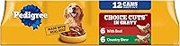 Pedigree Choice Cuts Beef & Country Stew Canned Wet Dog Food for Adults, 13.2 oz Cans (12-Pack Multipack)