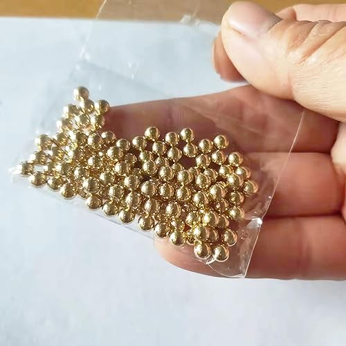 Miniatura 4 de 60 bolas de rodamiento de latón macizo de precisión imperial de 14 pulgadas (0.250 in), bola de latón imperial