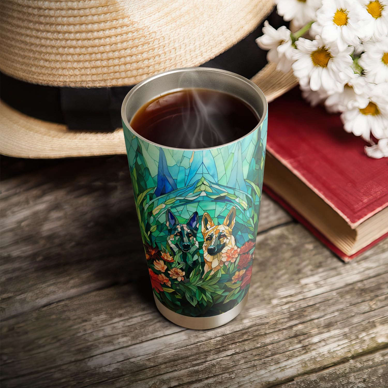 Cadeau De Berger Allemand - Gobelet En Acier Inoxydable De 591 Ml