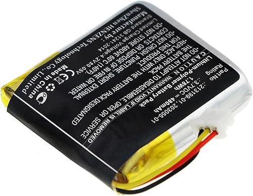 Miniatura 2 de Synergy Digital Batería de auriculares inalámbricos, compatible con auriculares inalámbricos Plantronics 203035-01, (Li-Pol, 3.7 V, 480 mAh),