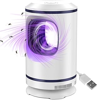 Lampe Anti-Moustique Fly Bug Zapper Attraction électrique Lumière UV Tueur D'insectes,Piège à Insectes de Charge USB Tueur de Mouches pour Cuisine, Intérieure Chambre d'enfants,Pas de Toxicité