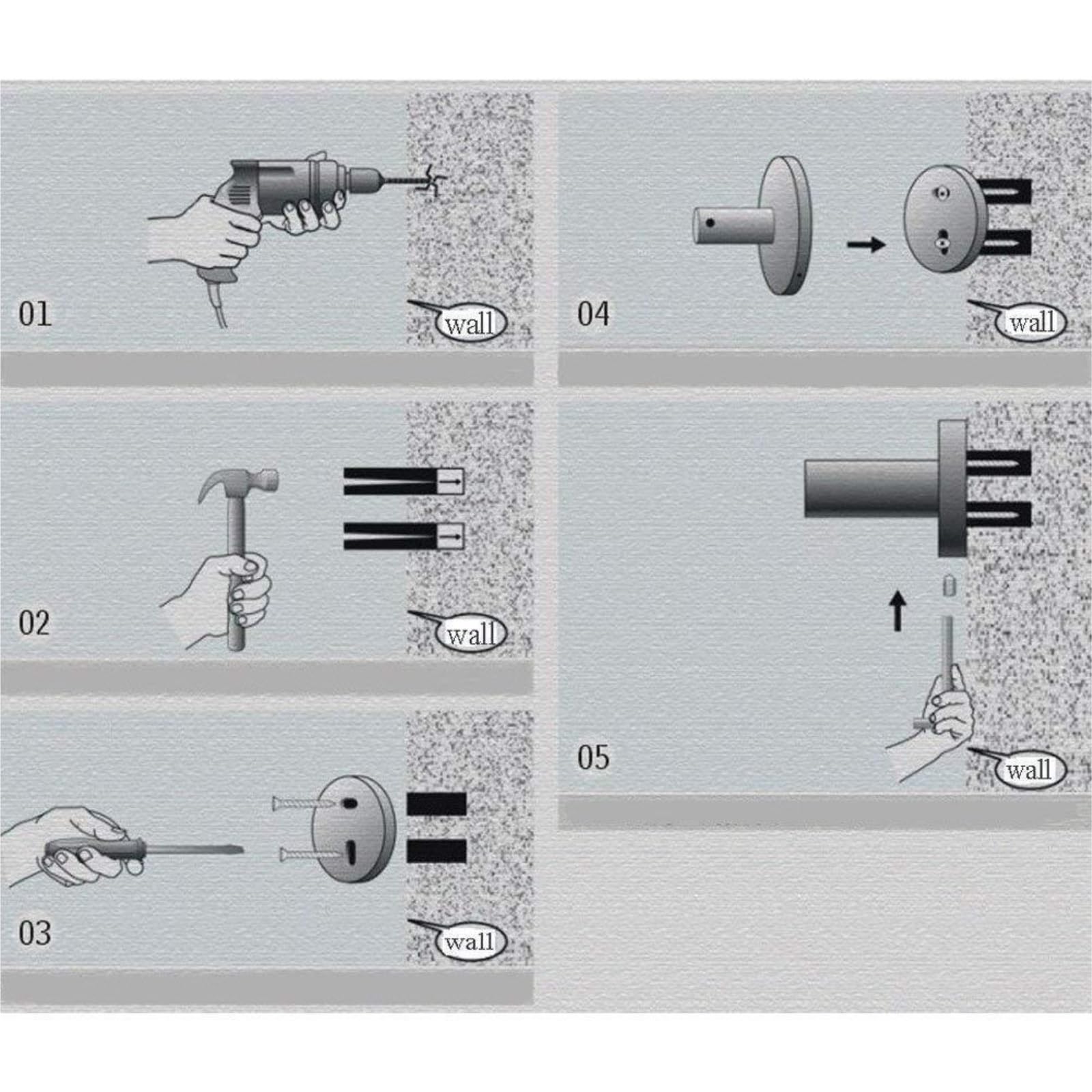 Porta Cepillo Dientes Baño Soporte For Cepillo De Dientes Pared con Vaso Satinado Metal Acero Inoxidable Hogar Y Cocina(Blue,Silver)