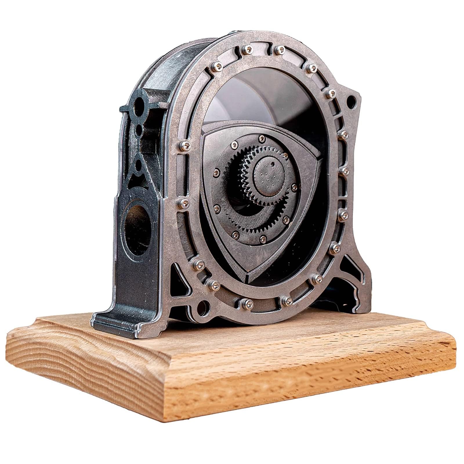 Modello di Motore Rotativo da 600 RPM, Modello di Motore Elettrico DIY | Kit Modello di Motore in Metallo, Acciaio Inox e Legno Massello, Modello Didattico per Appassionati di Tecnologia, Adulti e R