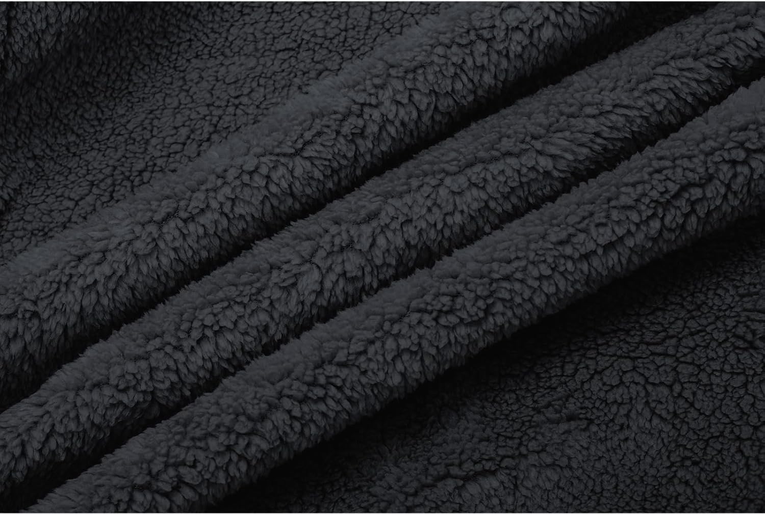 Little Beauty Hoodies for Men Zipper Jacket Fleece Sherpa Lined Winter Wool Heavyweight Sweashirts