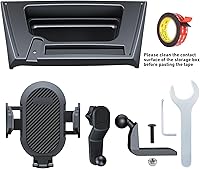 Vista 7 de Kaishengyuan Upgraded Phone Mount for 2011-2017 Jeep Wrangler JK JKU, Multi-Mount Phone Holder Dash Tray Storage Box System Kit with Extension Arm