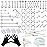 TKKUY 80PCS Nose Piercing Kit: Stainless Steel Body Piercing Jewelry with 12G, 14G, 16G, 20G Needles for Ear, Nose, Lip, Eyebrow