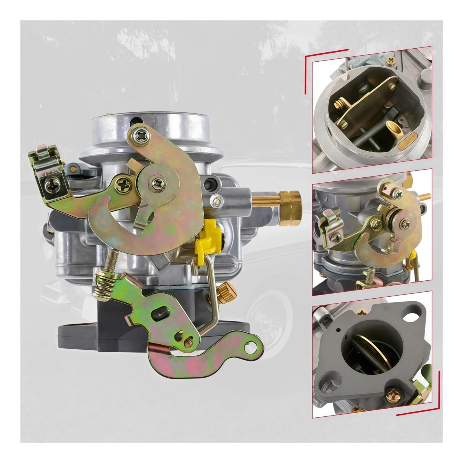 Carburatori per auto d'epoca Carburatore per auto per motori per Ford 1957 1960 1962 144 170 200 223 6 cilindri 1 corpo 1904 universale