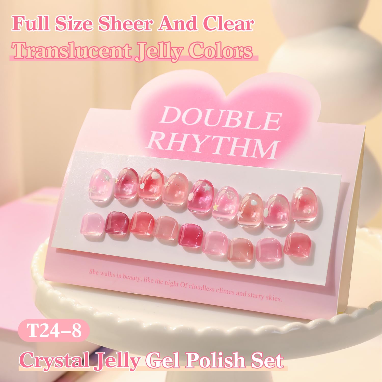 Amazon.com: Double Rhythm 28Pcs 0.5Oz Gel Nail Polish Set Same