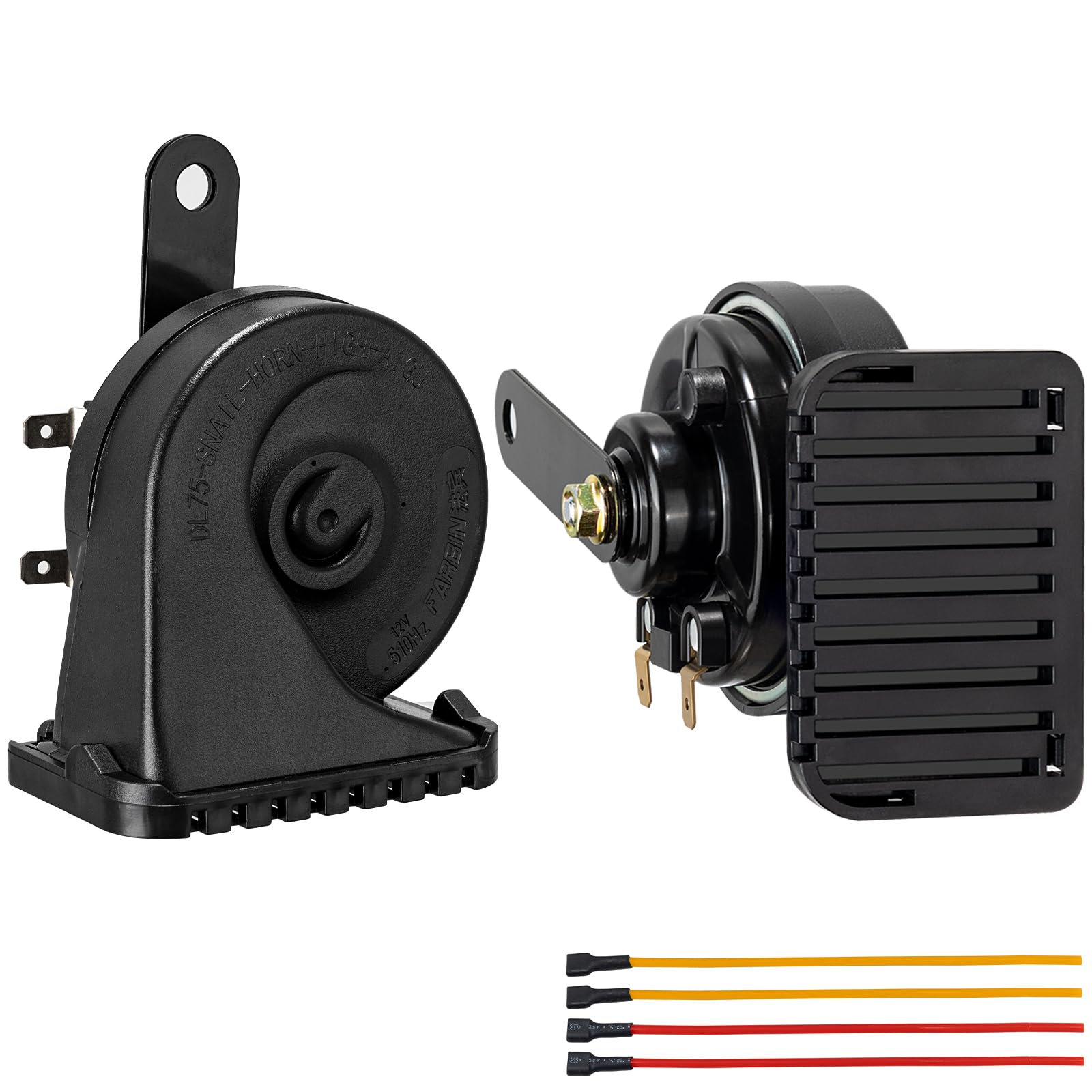12V Car Horn, Electric Horn for Auto &amp; Truck With Waterproof Cover