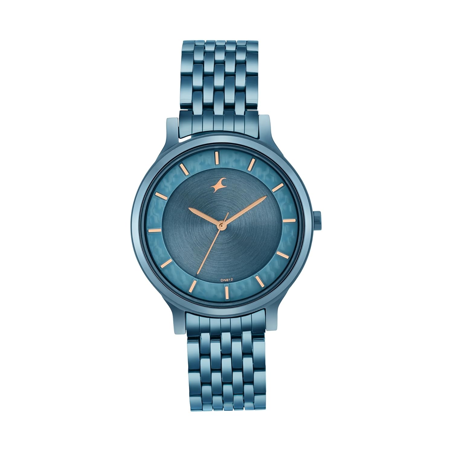 Fastrack Crush Quartz Analog Blue Dial Blue Stainless Steel Strap Watch for Girls – 6292QM02
