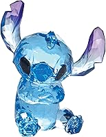 Enesco Disney Facets Stitch Figurine 3.5 Inch Blue - Sparkling Acrylic Lilo & Stitch Collectible