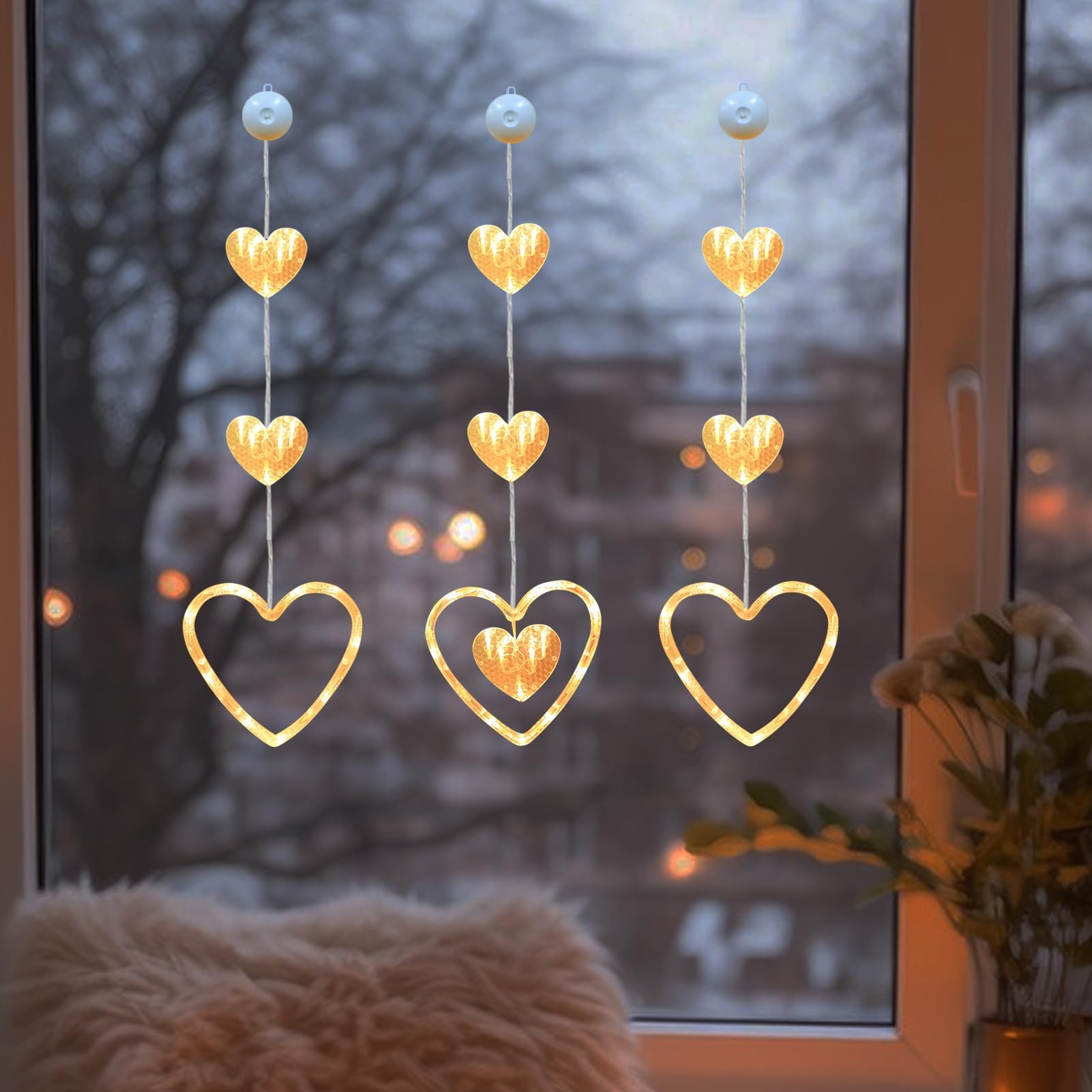 Elegantes Fensterdeko Ganzjhrig Hngend Bilder