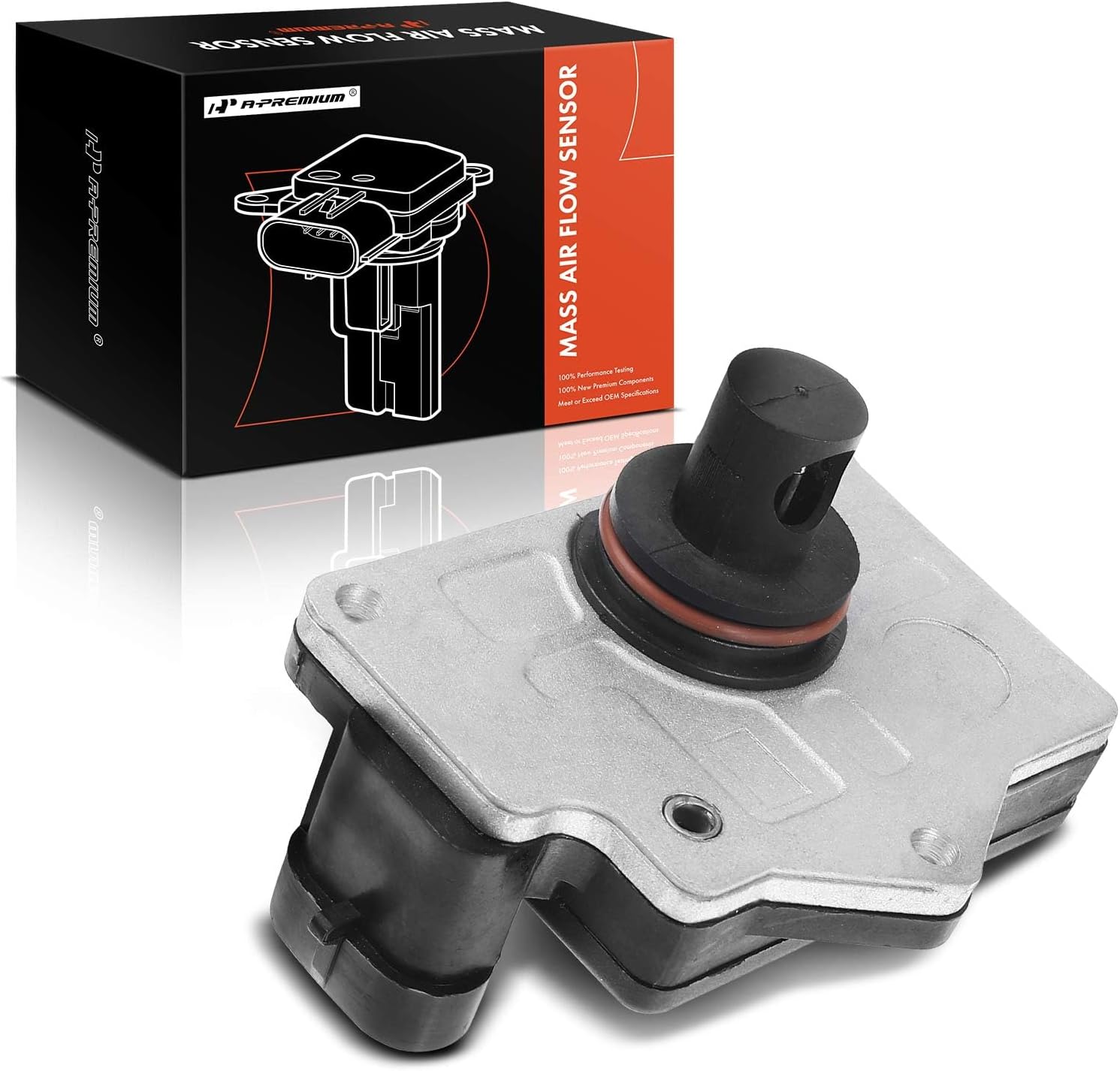 A-Premium Mass Air Flow Sensor Meter Assembly - [with 3Pins] - fits OHV, 6Cyl 3.1L 3.8L - Compatible with Olds & Pontiac & Buick & Chevy, fits Cutlass Ciera, LSS, Bonneville, Riviera, LeSabre & More