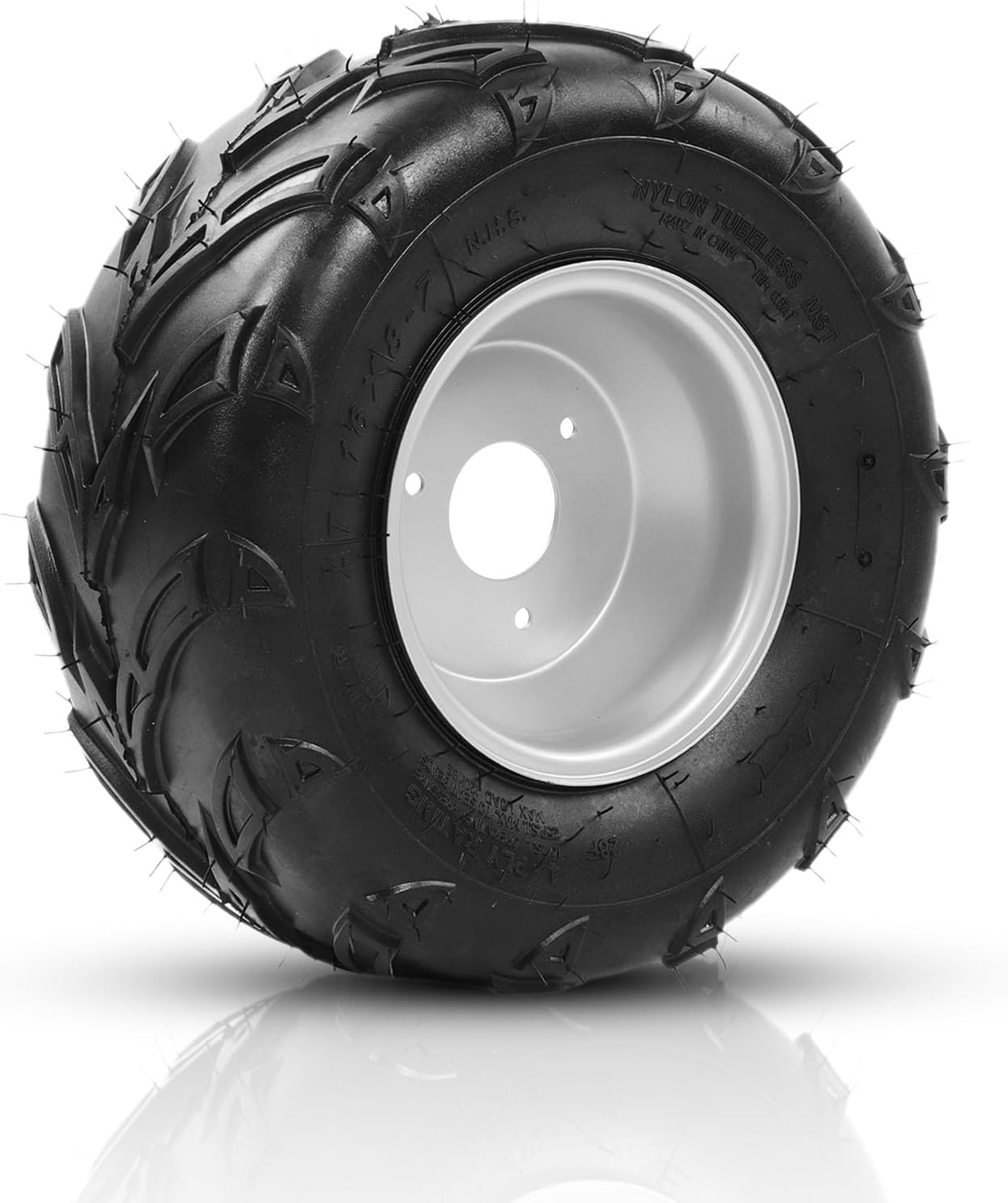 Tire 16 x 8 7, Integrated Installation Vibration Resistant Tire, ATV UTV Go Karting Heavy Tires with Solid and Rugged Metal Material, for Beach Cars Atv Utv Go Karts Etc