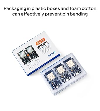 ELEGOO 3PCS ESP-32 Development Board Micro-USB Compatible with Arduino IDE