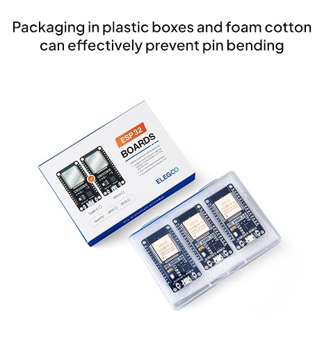 ELEGOO 3PCS ESP-32 Development Board Micro-USB Compatible with Arduino IDE