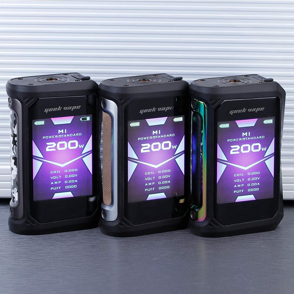 Geekvape Aegis X 200W TC Kit with Geekvape Zeus Tank with 2.4 inch OLED  Screen and IP67 Waterproof Design No e Liquid, No Nicotine (Rainbow Black)  : Amazon.co.uk: Health & Personal Care