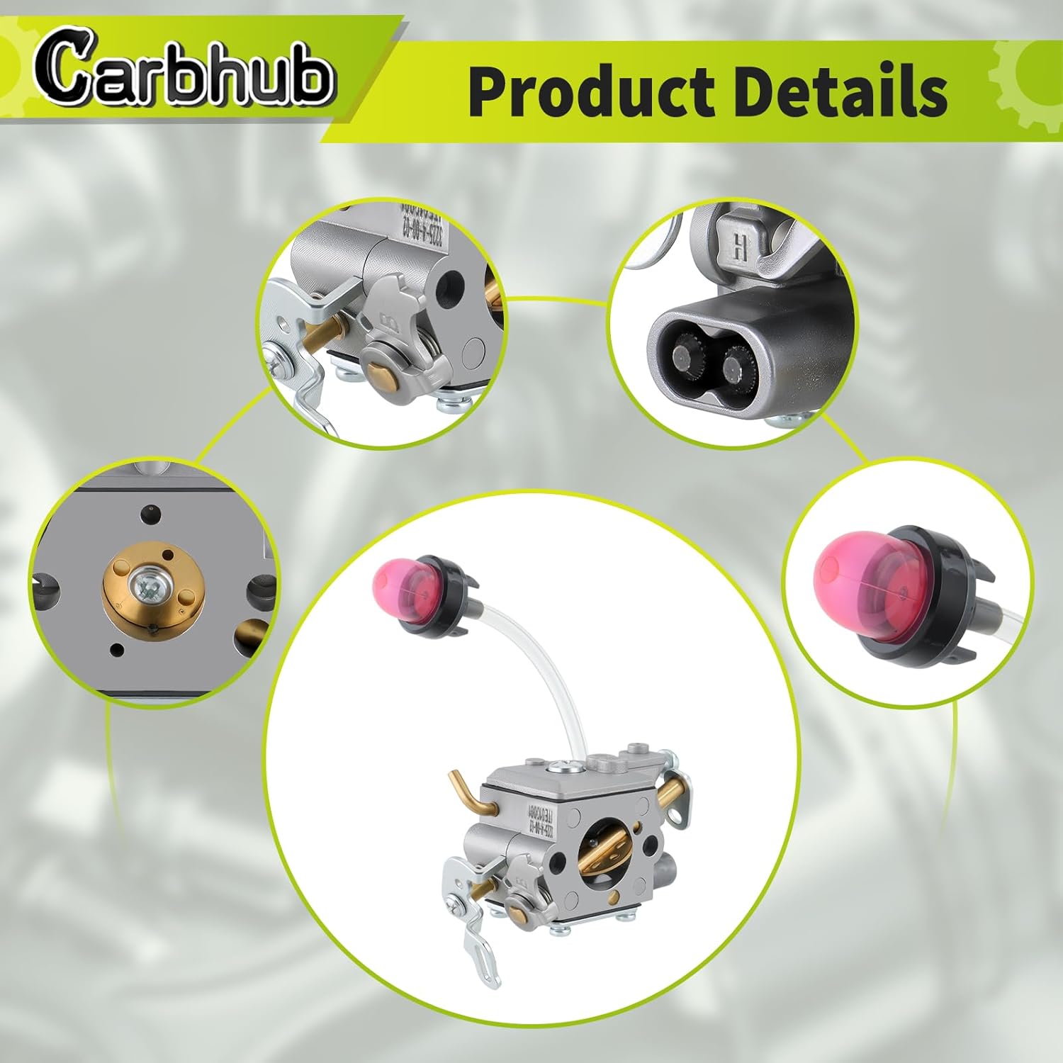 Ruixing PR4218 596786602 Carburetor for Poulan Pro PR4016 PR4218A 42cc Chainsaw for Poulan Husqvarna PL3314 PL3816 PD4016 PD4218 Carb