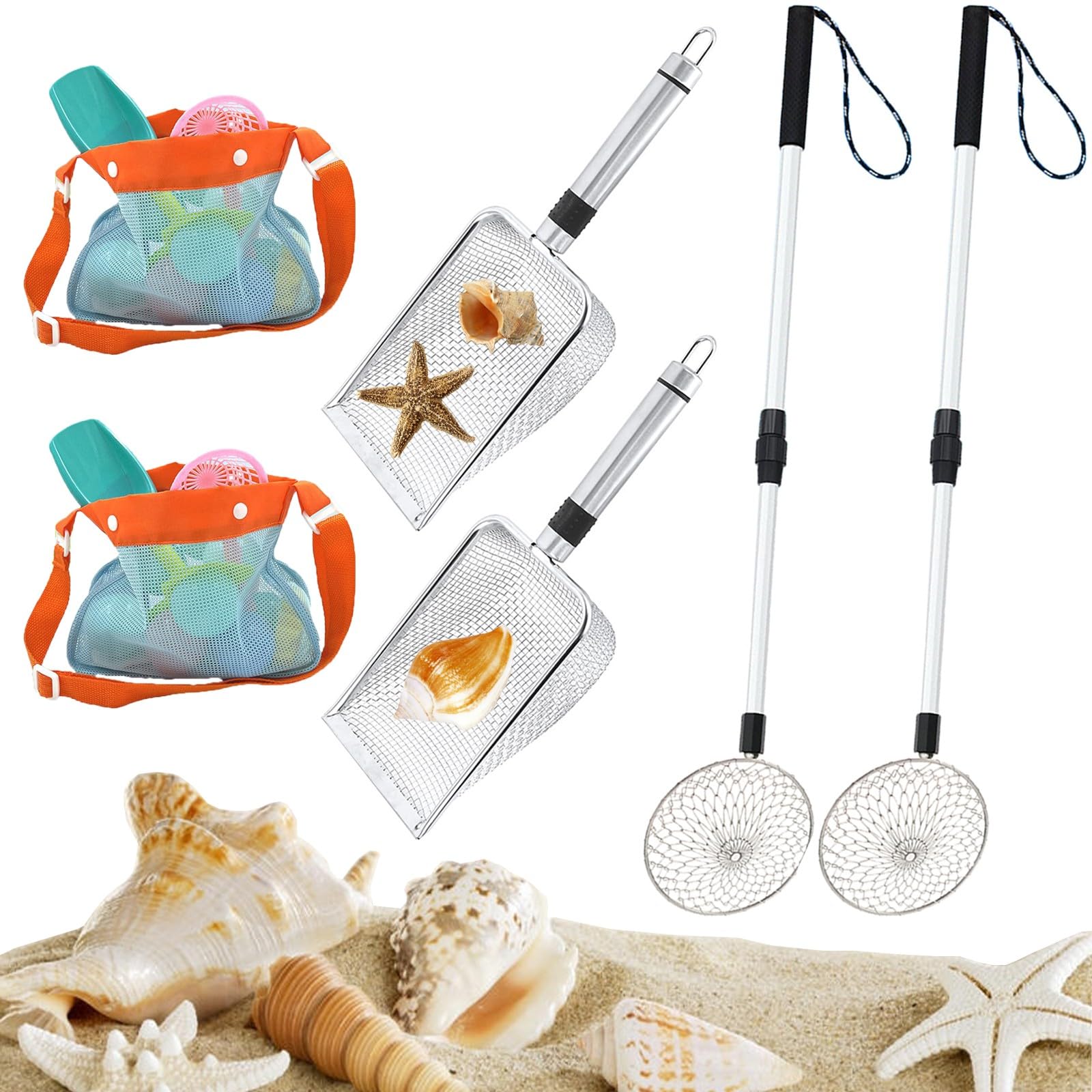 Amazon.com: Hokoad 6Pcs Shelling Tools for Beach Include Beach