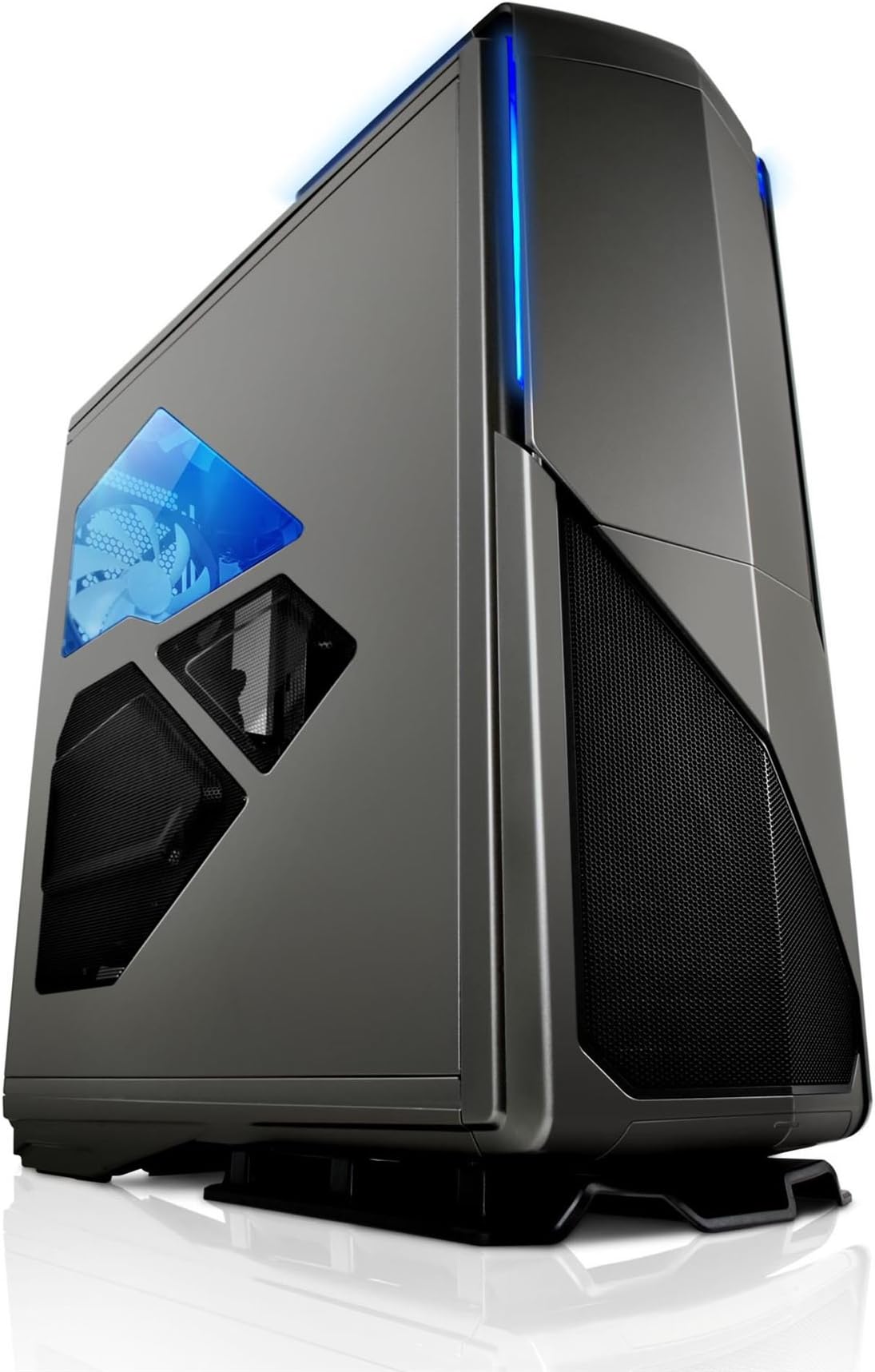 NZXT Phantom 820 Full Tower Chassis with RGB Color Changing Lights and Fan Control CA-PH820-G1, Gunmetal (Shell Only)