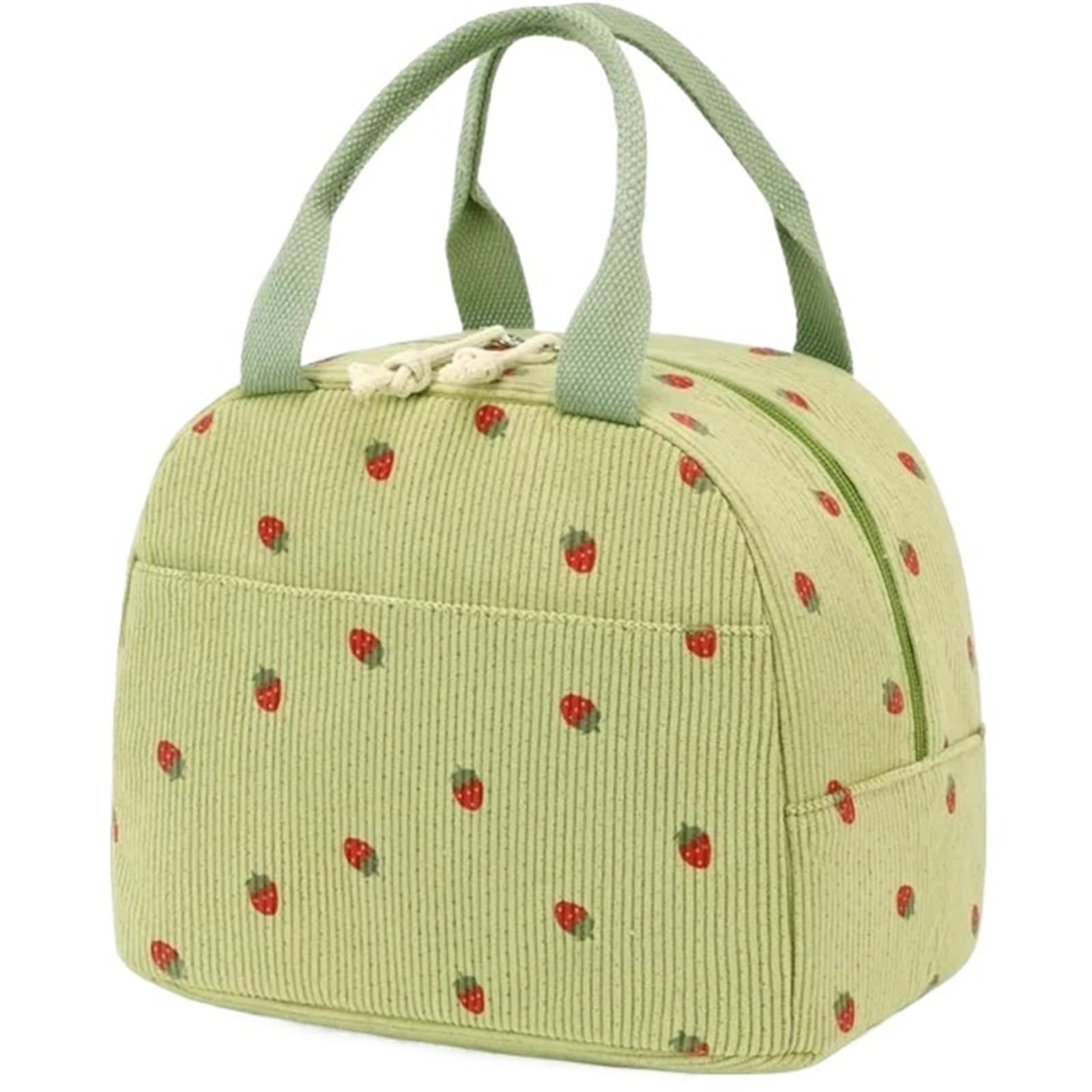 Torba piknikowa, 2 szt. Ładna przenośna torebka na zewnątrz piknikowa torba na jedzenie wielofunkcyjna składana torebka(Green)