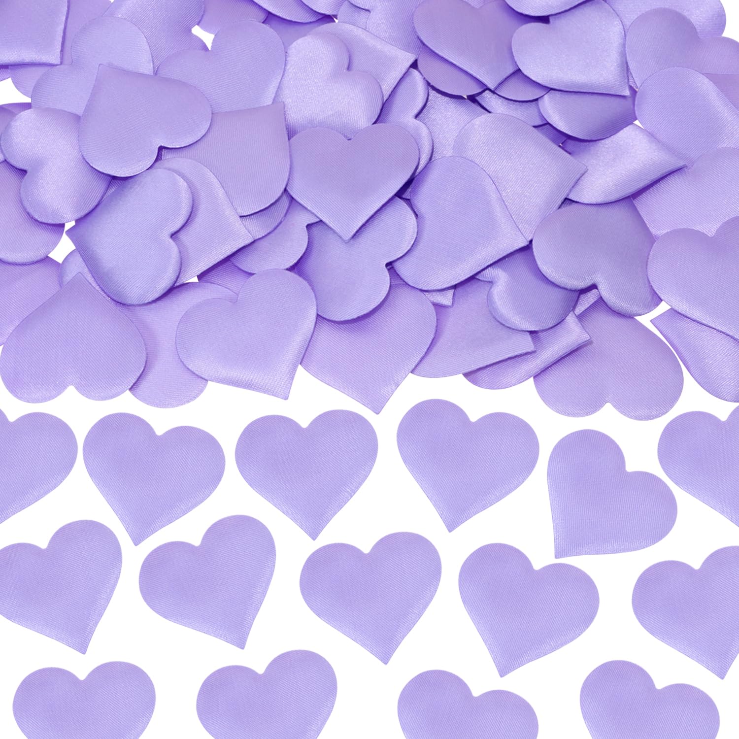 ONLYKXY 200Pcs 3.5cm Big Sponge Confetti Decor Glitter Flower Heart Shape Petals Table Decoration for Wedding Party Valentine's Day Scatter Ponge