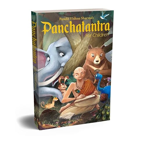 Pandit Vishnu Sharma's Panchatantra For Children: Illustrated stories (Black and White, Paperback)