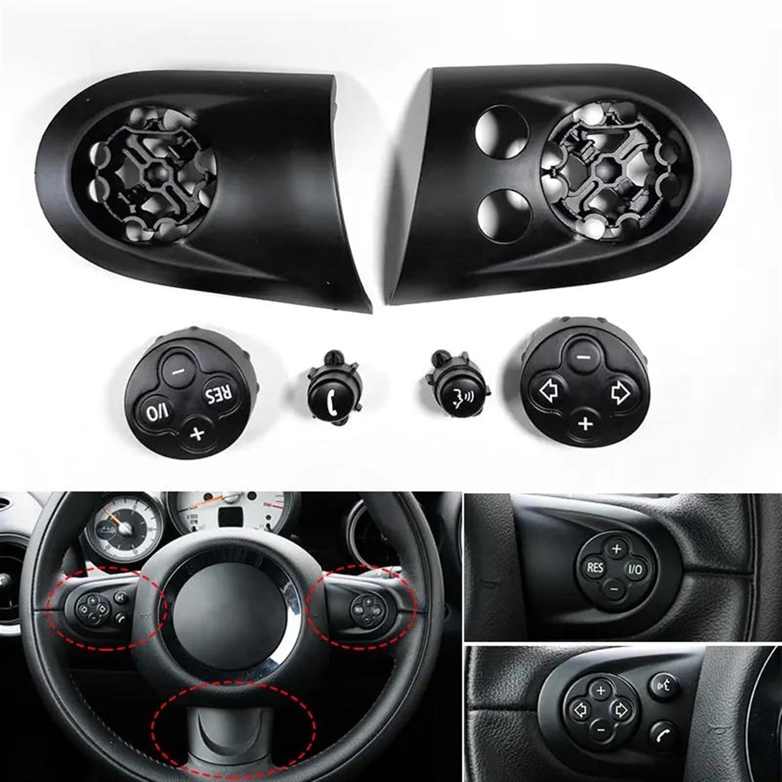 MINI R55 R56 R57 R58 R59 ステアリングホイール リモコン Amazon | ステアリングホイールスイッチ Compatible With MINI For