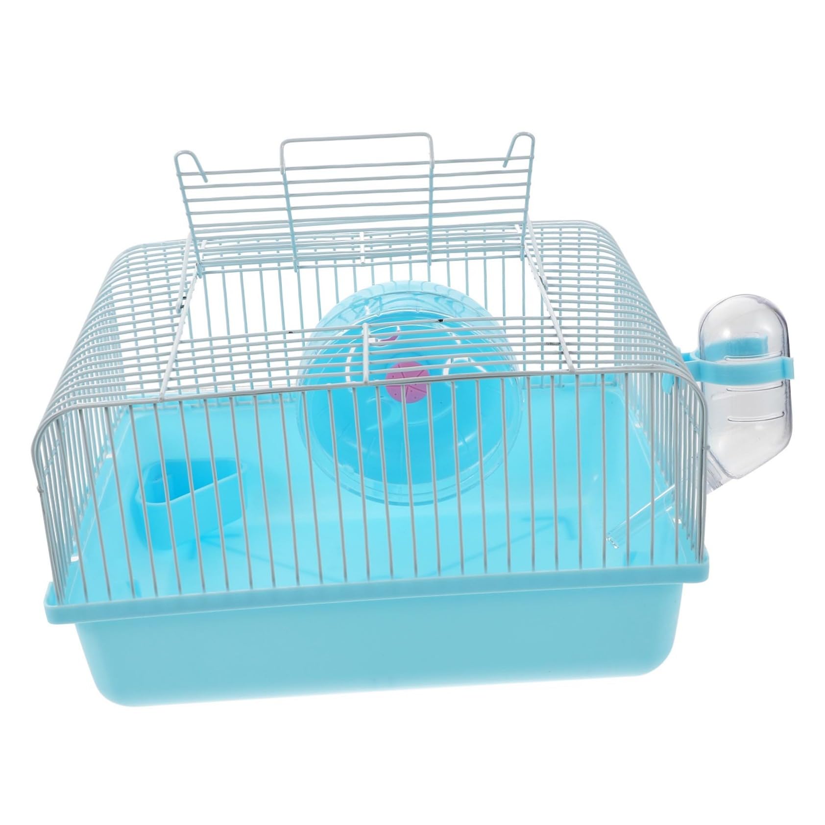 Happyyami 1Set Portable Hamster Carrier Case Lightweight Travel Pet Cage for Animals with Breathable Design for Sightseeing Camping for Hamsters More