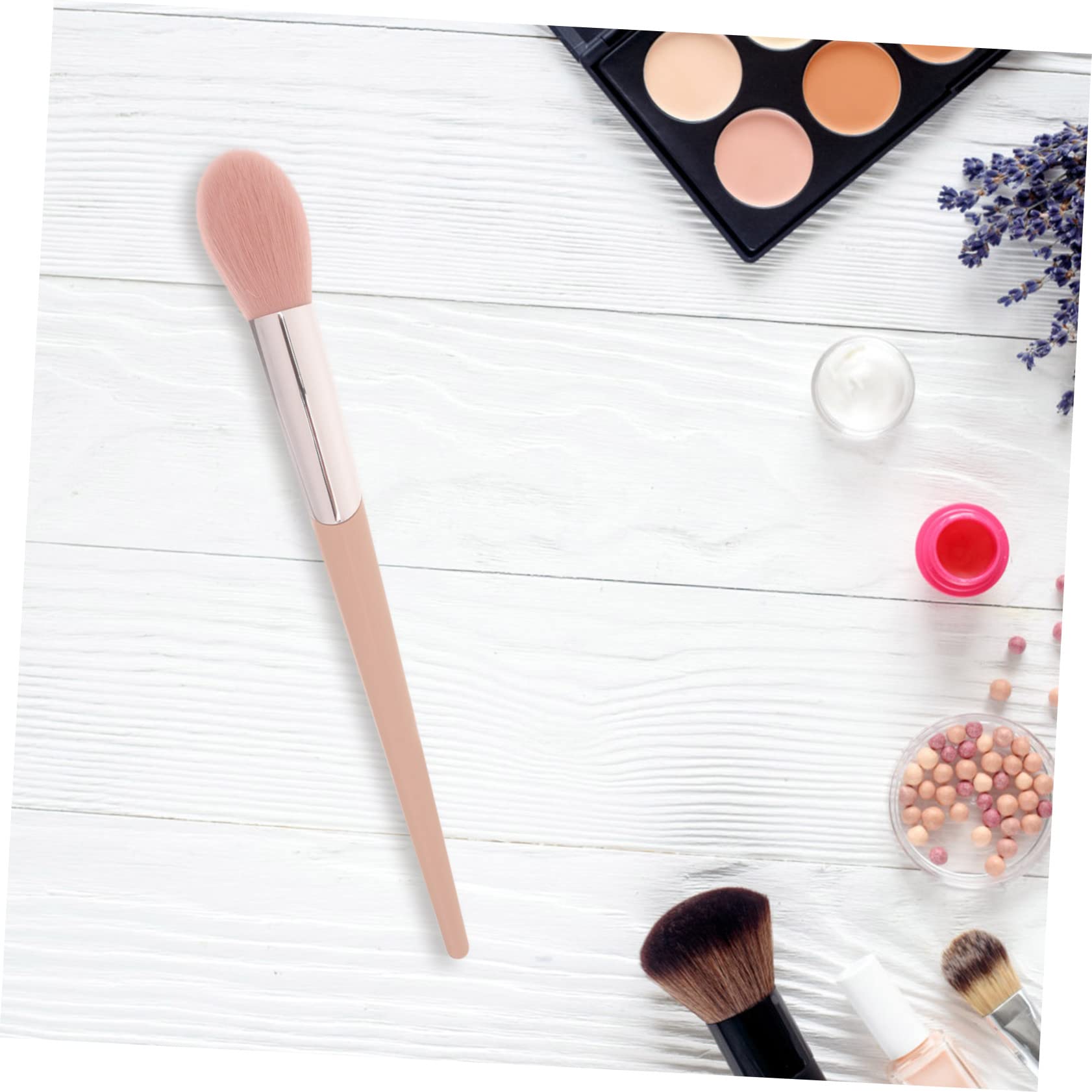 IWOWHERO Cosmetic Brush Set Blush Brush for Loose and Pressed Powder Skin-friendly Small and Lightweight Great for Travel