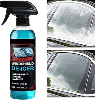 Snow Removal Spray for Car | Frost Cleaning Liquid 120ml - Frost Snow Ice Removal Car Spray - for Truck Sedan RV Morning Routine Windscreen Rearview Mirror Side Glass Door Locks