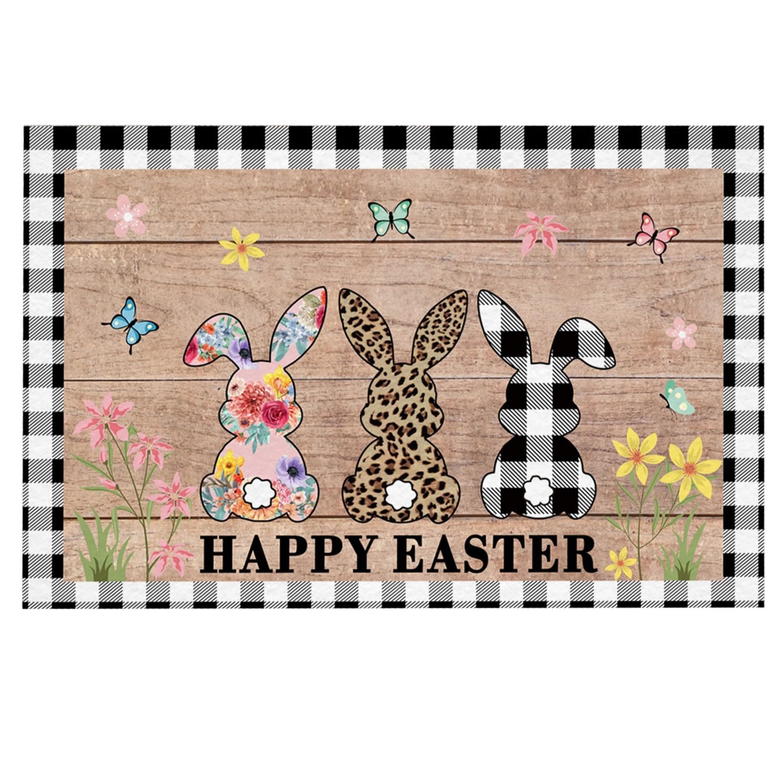 Tapis de Pâques nouveau tapis de sol de Pâques chaud tapis d'entrée de maison tapis de porte décoratif de vacances tapis deux décoration de maison (D, 80 x 50 cm Tapis de Pâques nouveau tapis de sol de Pâques chaud tapis d'entrée de maison tapis de porte décoratif de vacances tapis deux décoration de maison (D, 80 x 50 cm