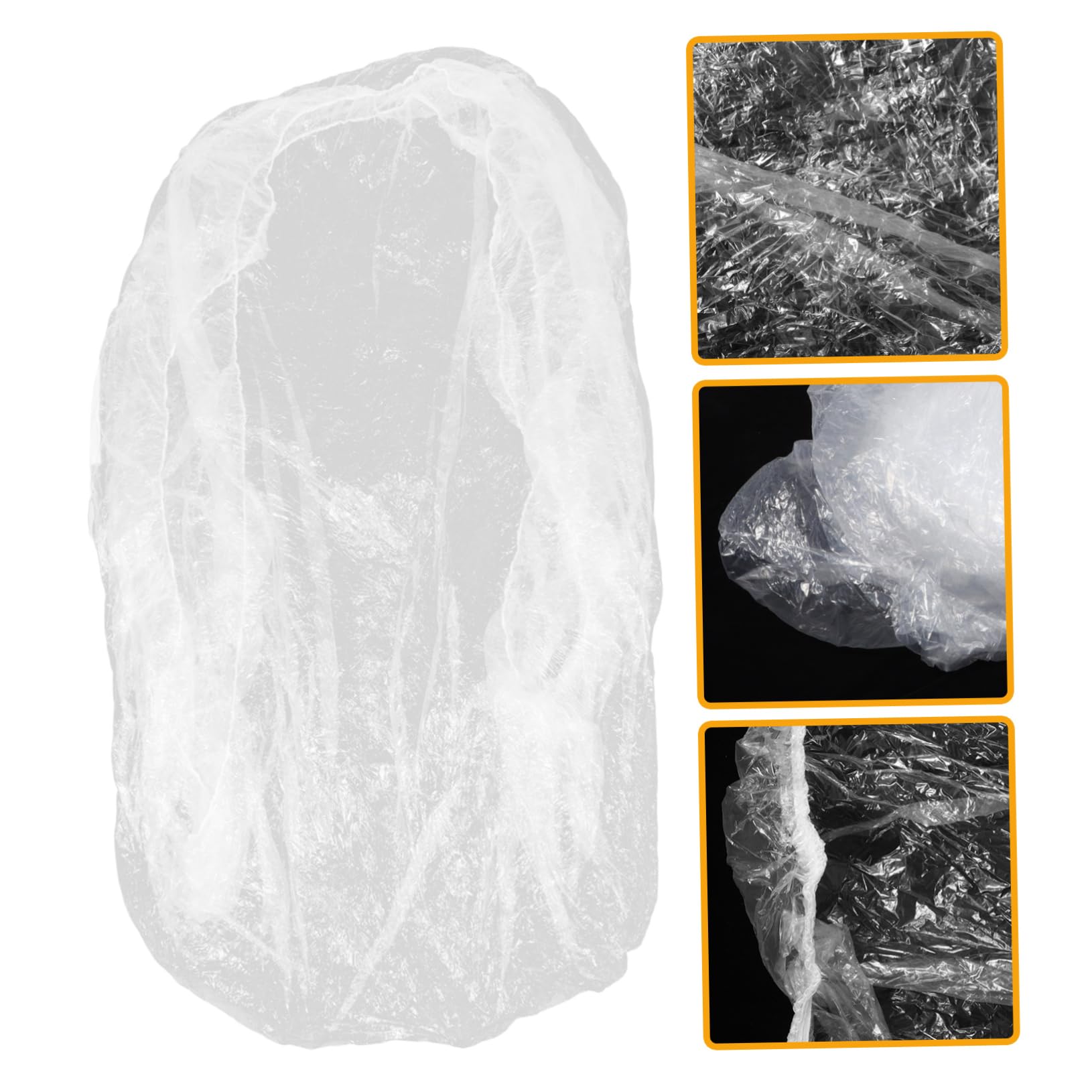 SOLUSTRE Protective Car Cover Disposable Rainproof Fit for Cars Suvs Pe Film Material — view 4