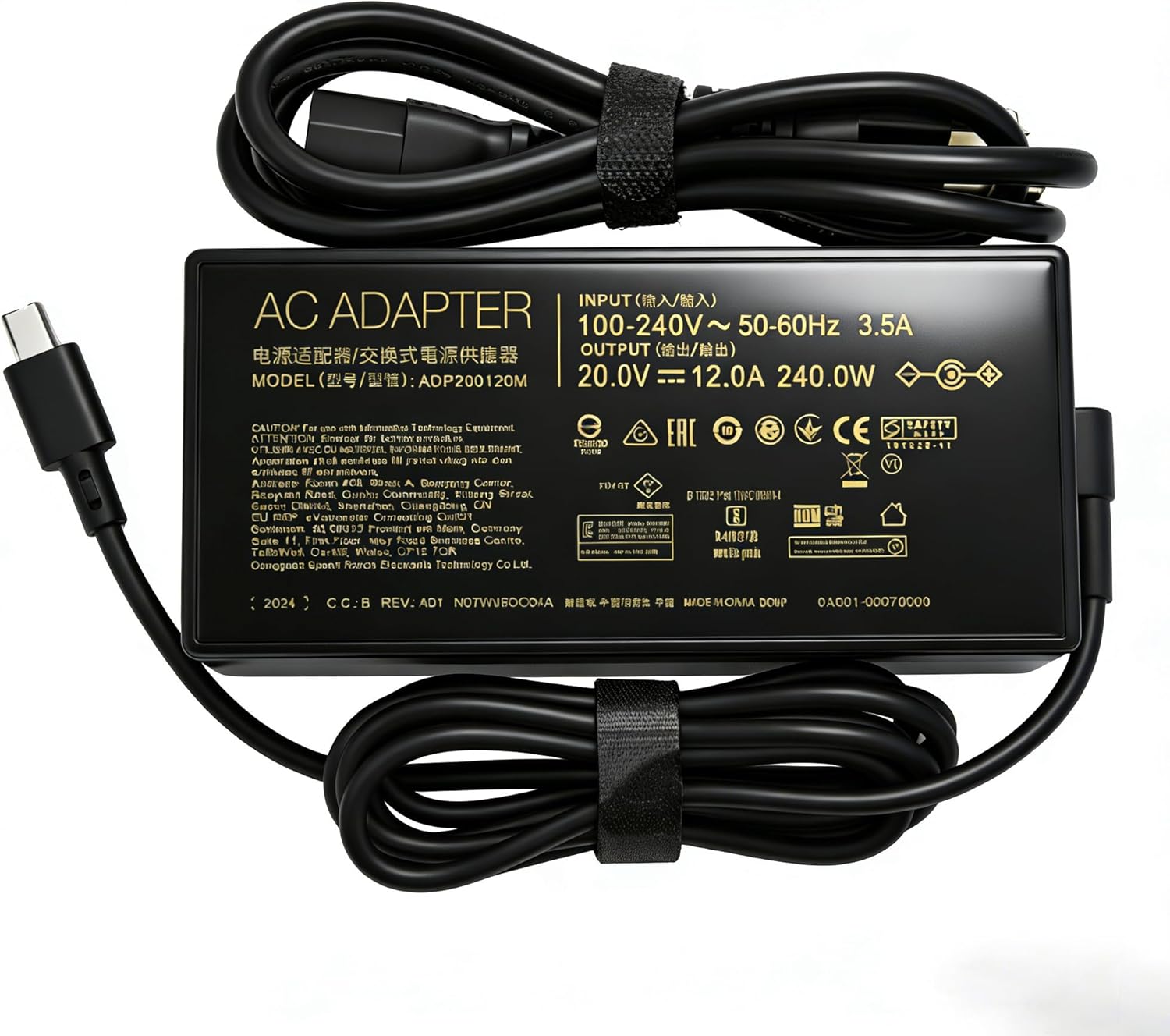 240W Charger Compatible with Asus TUF Gaming A18 A16 A14 ROG Zephyrus G14 G16 2025 2024 Series FA808 FA401 FA608 GU605 GA605 GA403 ProArt P16 PX13 Gaming Laptop