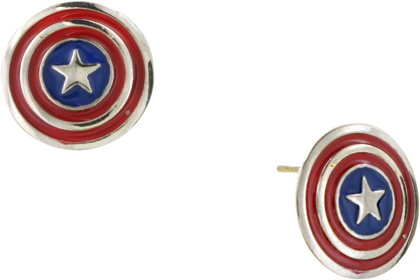 Captain America Stud Earrings
