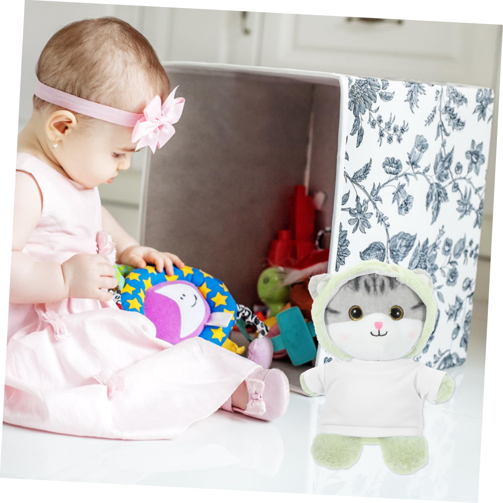 SUPVOX 6pcs Bear Doll Replaceable Clothing Set Stuffed Animal Accessory Bear Dress Doll T-Shirt Decorative Clothing