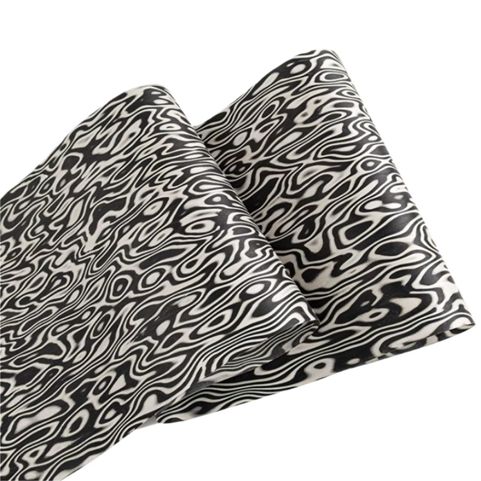 Wood Veneer Edging Tape Technology Black Sandalwood Veneer with Parasol Wood Pattern L: 2.5Metersx580x0.25mm(Color 2)