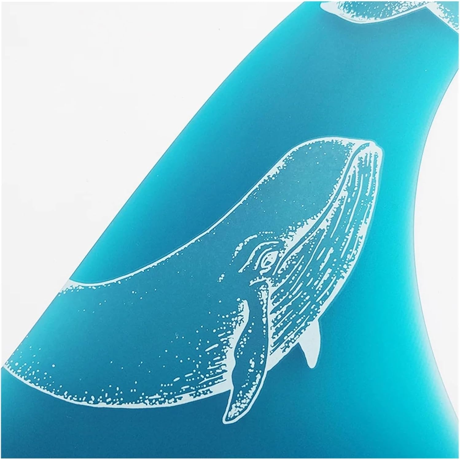 10inch Fiberglass Surfboard Center Fin Longboard Single Fin Surfboard Surfboard Fin(Color:9inch)