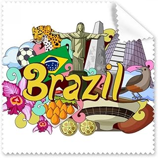 Soccer Oscar Niemeyer Brazil Graffiti Cleaning Cloth Phone Screen Glasses Cleaner 5pcs