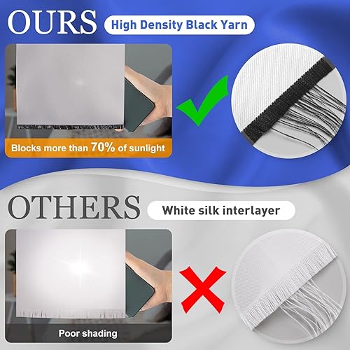 Miniatura 4 de Cortinas opacas de planeta galaxia para niños, niñas, dormitorio, sala de juegos, sala de estar, tema del espacio exterior, decoración de estrellas