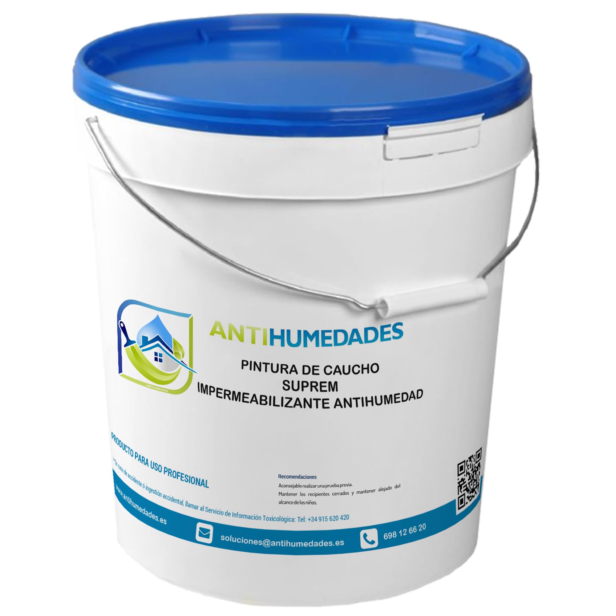 Pintura ECO de Caucho Impermeable (Teja, 20kg) - Impermeabilizante para tejados, cubiertas y terrazas exteriores. Alta elasticidad y resistencia