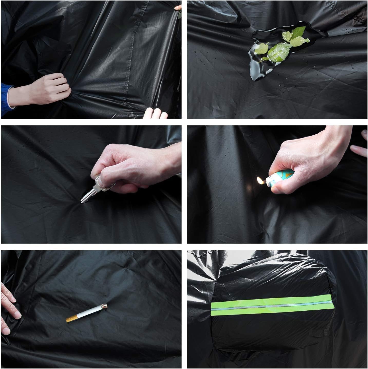 Sailnovo Truck Car Cover Waterproof All Weather,7 Layers Heavy Duty Outdoor Full Car Cover, Snowproof Rainproof Windproof Sun UV Protection (PE+Cotton, M Fit Length Up to 210", Max Cab Length 126")