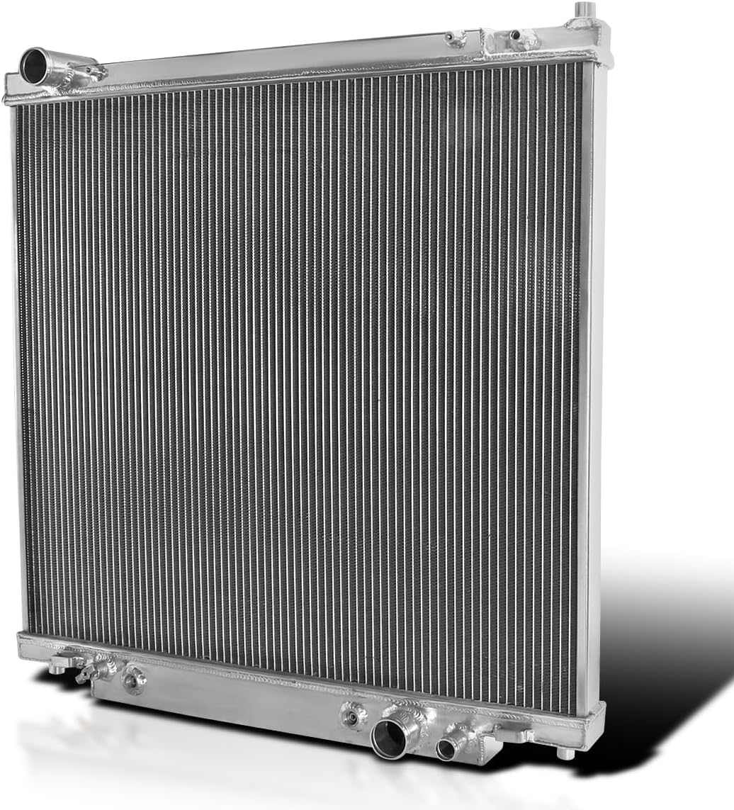 SPEC-D TUNING 3 Row Cool Radiator Compatible with 1999-2004 Ford Excursion, F-250, F-350 6.8L V10 7.3L V8 Diesel