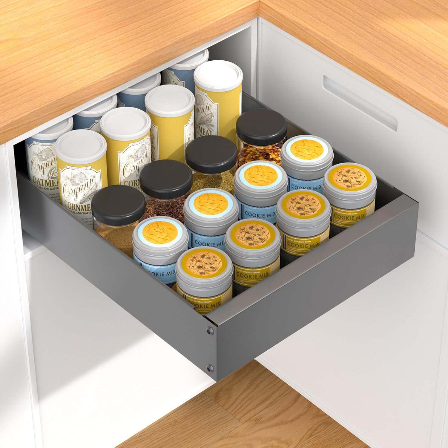 Pull Out Organizer, Pull Out Shelves 9.8" W