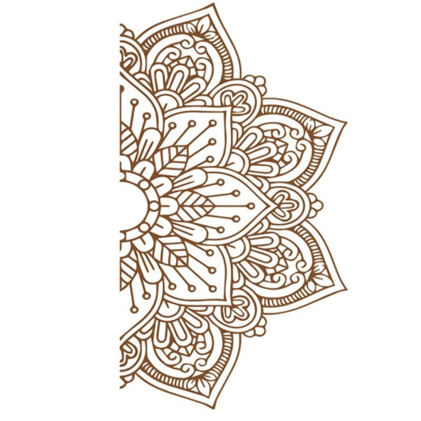 Creative Half Flower Wall Adesivo Yoga Studio Sticker Yoga Classro Decorazione della Porta di Buccia e pareti del Bastone Decali per pareti Adesivi da Parete